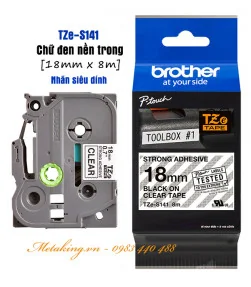 Nhãn TZe 18mm | ⓿❾❼❼❹❼❽❹❻❻ | METAKING