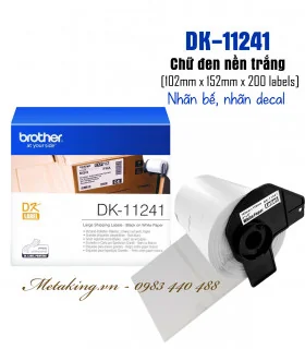 Brother DK-22205, 62mm X 30.48m, Nhãn Liên Tục, Giấy Decal | ⓿❾❼❼❹❼❽❹❻❻ | METAKING