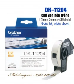 Nhãn DK | ⓿❾❼❼❹❼❽❹❻❻ | METAKING