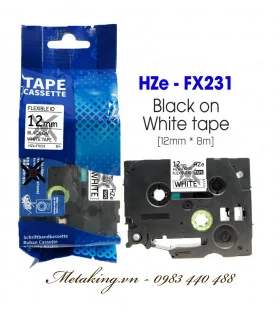 Ống co nhiệt HZSe-231, khổ 12mm x 1,5m, cáp 3.6-7.0mm, màu trắng | ⓿❾❼❼❹❼❽❹❻❻ | METAKING