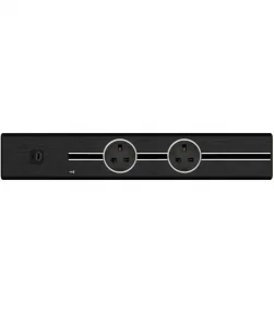 COMBO [01 Thanh Ray Tiếp Điện Line8 Model S (600mm/Tiêu chuẩn/Màu Đen) + 1Bộ sạc 60W USB A/C + 2 x Ổ cắm MLT-1 (Đen/Trắng) | ...