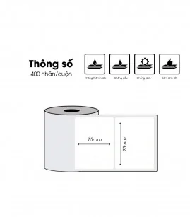 Nhãn Đa Năng 25 X 15mm, KT-2515-400 | ⓿❽❻❽❺⓿❺⓿❺❻ | metaking.vn