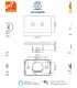 Công Tắc Cảm Ứng Wifi Tuya Smart life 2 Nút -2000W | ⓿❾❼❼❹❼❽❹❻❻ | METAKING