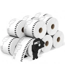 Nhãn film nhựa trong suốt EK-22113 (DK-22113), chống nước, 62mm x 15m (liên tục), tương thích DK-22213