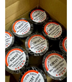 Mực Ribbon Wax Premium 110mm x 300m