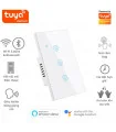 Công Tắc Cảm Ứng Wifi Tuya Smart life 3 Nút -3000W