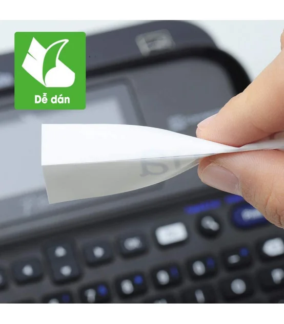 Nhãn In AZe-231 [12mm X 8m, Chữ đen trên nền trắng] | ⓿❾❼❼❹❼❽❹❻❻ | METAKING