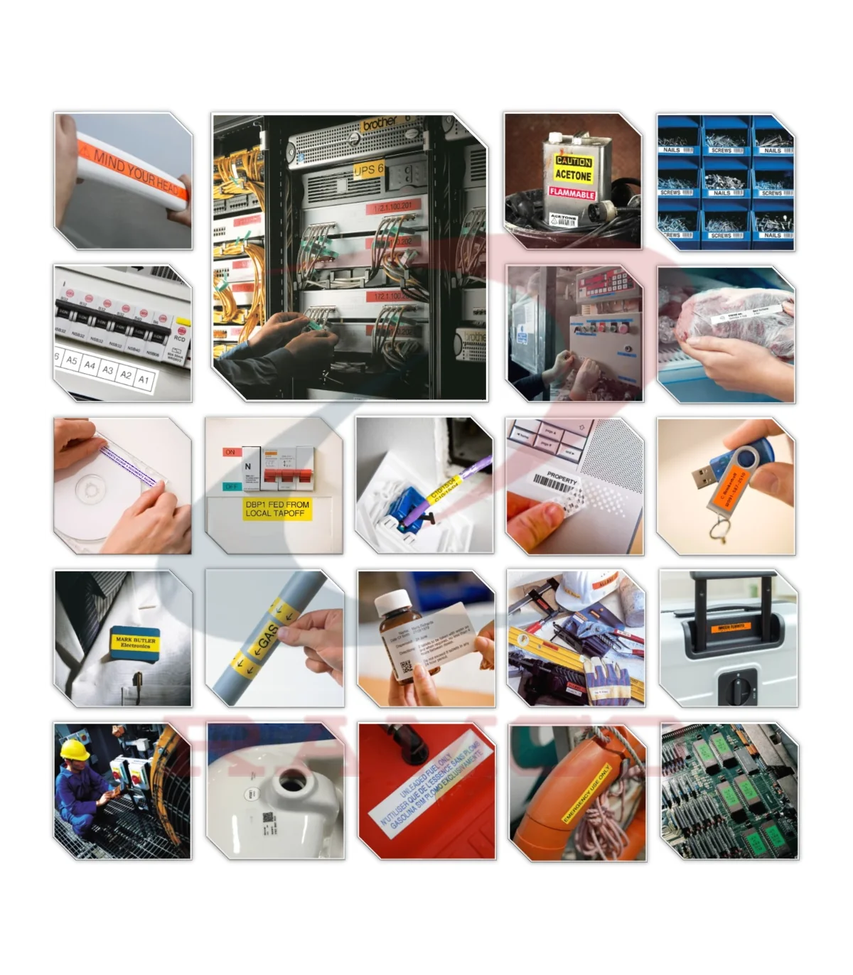 Nhãn In AZe-631 [12mm X 8m, Chữ đen trên nền vàng] | ⓿❾❼❼❹❼❽❹❻❻ | METAKING