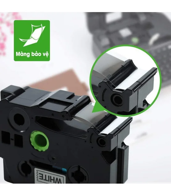 Nhãn In AZe-631 [12mm X 8m, Chữ đen trên nền vàng] | ⓿❾❼❼❹❼❽❹❻❻ | METAKING