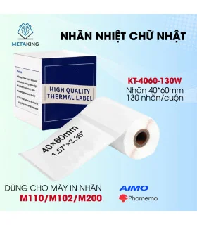 Nhãn Đa Năng 40 X 60mm, KT-4060-130 | ⓿❾❼❼❹❼❽❹❻❻ | METAKING.VN