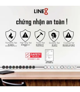 Điện Thanh Ray Line8 Lắp Âm [Model R], BH 5 năm