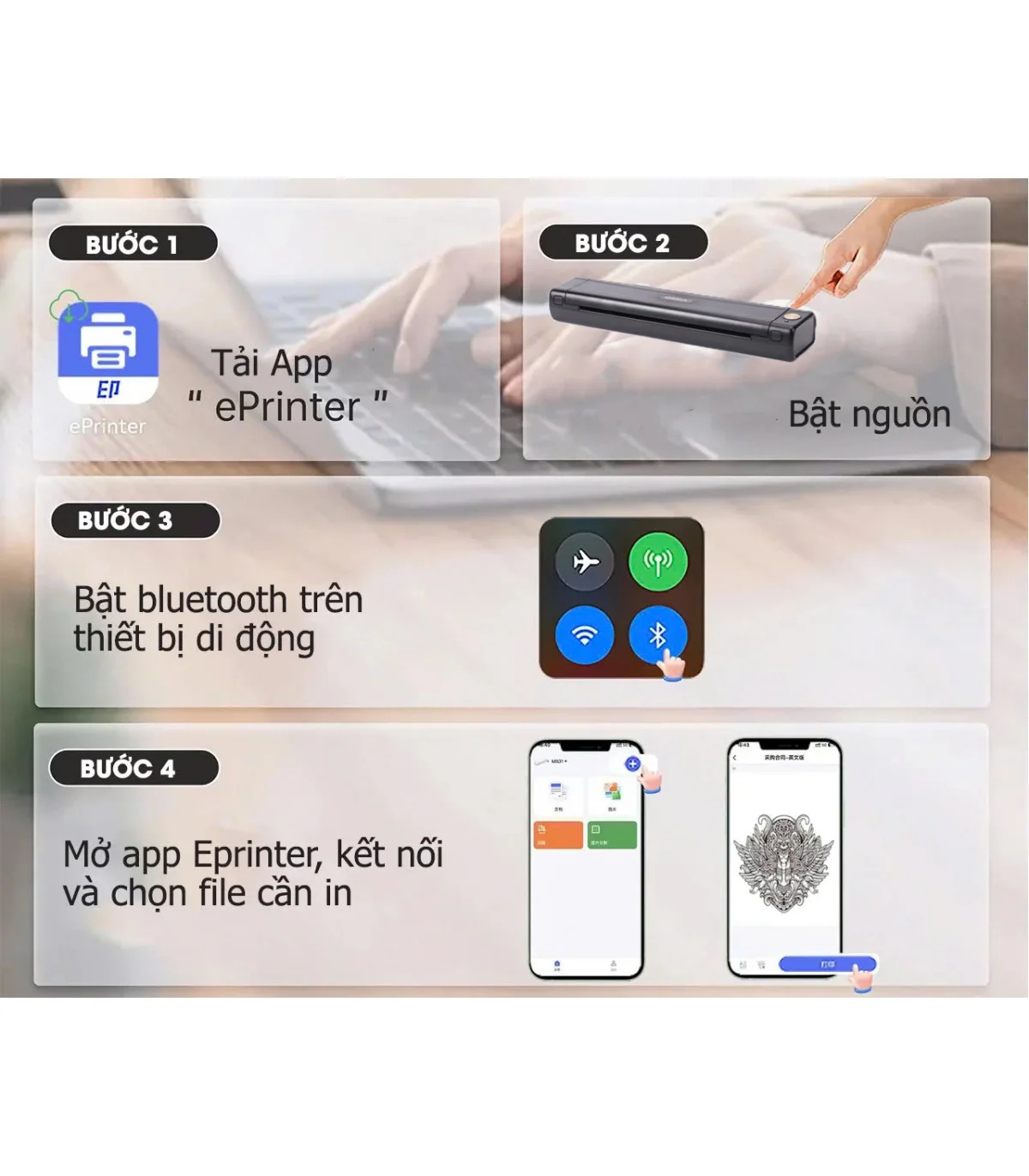 Máy Scan Hình Xăm M08ES (A4, USB, Bluetooth) | ⓿❾❼❼❹❼❽❹❻❻ | METAKING