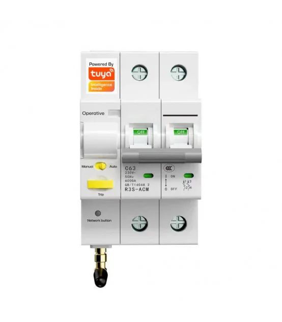 Aptomat Wifi, Cầu Dao Tổng Điều Khiển Qua Wifi, RS485 Tuya 80A, Đo Điện Năng, BH 12 tháng | ⓿❾❼❼❹❼❽❹❻❻ | METAKING