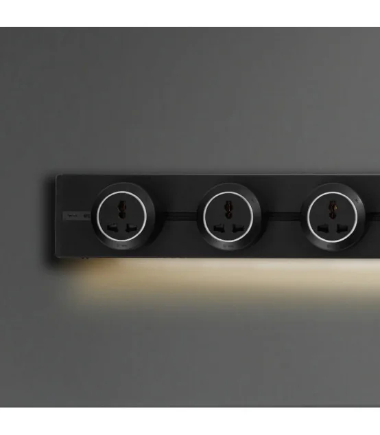 Thanh ray điện Eurob Slim-S + (USB-C & Đèn LED)| Lắp Nổi I BH 2 Năm | ⓿❾❼❼❹❼❽❹❻❻ | METAKING