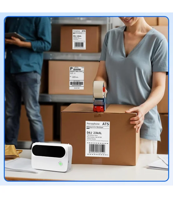 Nhãn Nhiệt 4x6 inch - 102x152mm dùng cho vận chuyển, địa chỉ, thư từ, bưu phẩm | ⓿❾❼❼❹❼❽❹❻❻ | METAKING