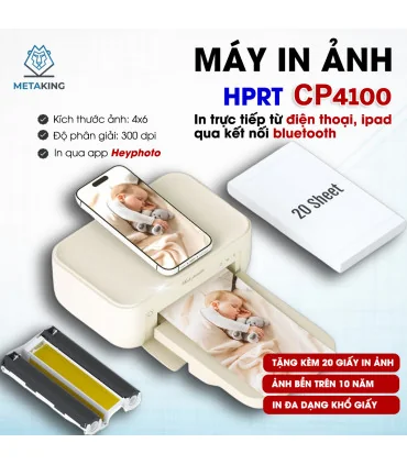 Máy in ảnh chuyên nghiệp HPRT CP4100 | ⓿❾❼❼❹❼❽❹❻❻ | METAKING