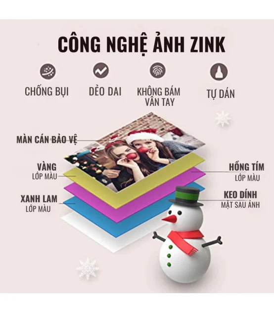 Giấy in ảnh dùng cho Máy ảnh, in ảnh HPRT MT53/Z1/Z2 | ⓿❾❼❼❹❼❽❹❻❻ | METAKING