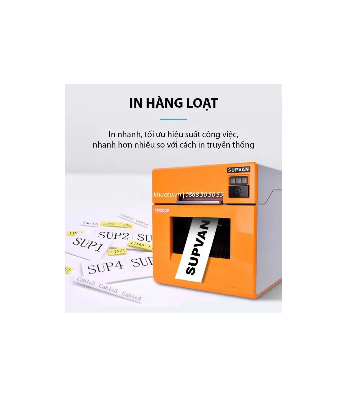 Máy In Ống Co Nhiệt SUPVAN TP2000M | ⓿❾❼❼❹❼❽❹❻❻ | METAKING