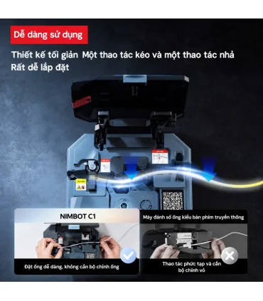 Máy In Nhãn Ống Lồng NIIMBOT C1 | ⓿❾❼❼❹❼❽❹❻❻ | METAKING