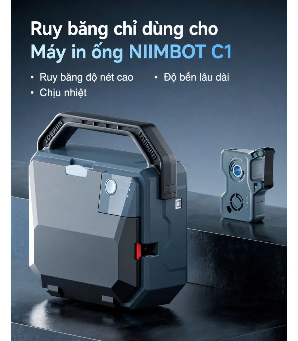 Máy In Nhãn Ống Lồng NIIMBOT C1 | ⓿❾❼❼❹❼❽❹❻❻ | METAKING
