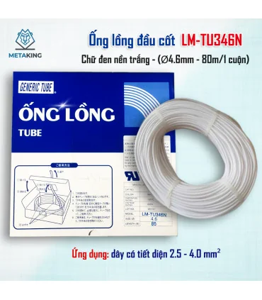 Ống lồng LM-TU346N (Ø4.6mm - 80m/cuộn) | ⓿❾❼❼❹❼❽❹❻❻ | METAKING