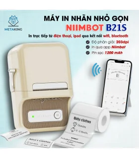 Máy in nhãn nhiệt Bluetooth NIIMBOT D11_H | ⓿❾❼❼❹❼❽❹❻❻ | METAKING