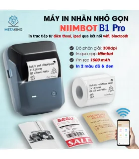 Máy in nhãn nhiệt Bluetooth NIIMBOT B21, lý tưởng cho gia đình, văn phòng và doanh nghiệp. | ⓿❾❼❼❹❼❽❹❻❻ | METAKING