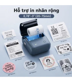 NIIMBOT B31 - Máy in nhãn nhiệt Bluetooth/USB