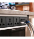 Ổ cắm điện lắp dưới bàn (hoặc trên tường) cao cấp Meta MK102UB | ⓿❾❼❼❹❼❽❹❻❻ | METAKING