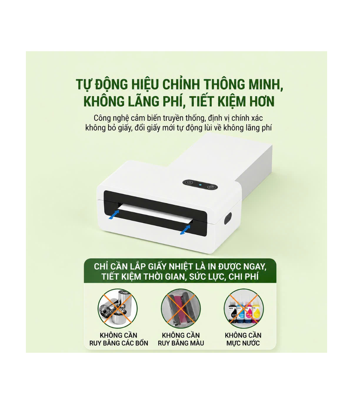 Máy In Đơn Hàng HPRT N1BT Khổ A7 In Nhiệt Bluetooth | ⓿❾❼❼❹❼❽❹❻❻ | METAKING