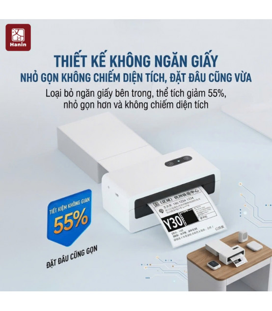 Máy In Đơn Hàng HPRT N1BT Khổ A7 In Nhiệt Bluetooth | ⓿❾❼❼❹❼❽❹❻❻ | METAKING