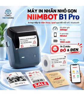 Máy In Ống Lồng Niimbot C1 - 300dpi HD | ⓿❾❼❼❹❼❽❹❻❻ | METAKING