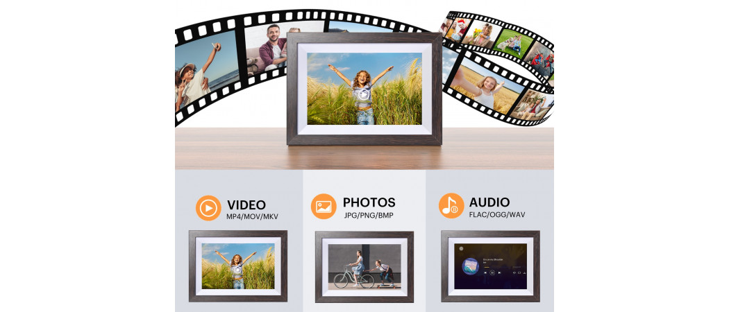 Cách tải ảnh vào khung ảnh kỹ thuật số Kodak 1012W, 1013W, 106H, 1561W - Khuyến cáo để có chất lượng hiển thị tốt nhất