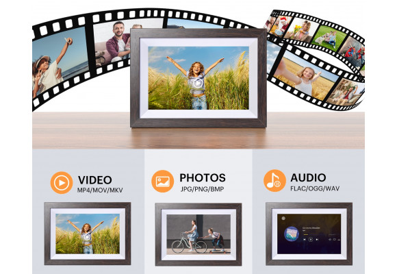 Cách tải ảnh vào khung ảnh kỹ thuật số Kodak 1012W, 1013W, 106H, 1561W - Khuyến cáo để có chất lượng hiển thị tốt nhất